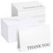 120 Pack Thank You Cards with Envelopes Bulk for Weddings, Bridal Showers, Graduations, Bridal, Baby Shower - Blank Inside - Minimalist Black and White Design